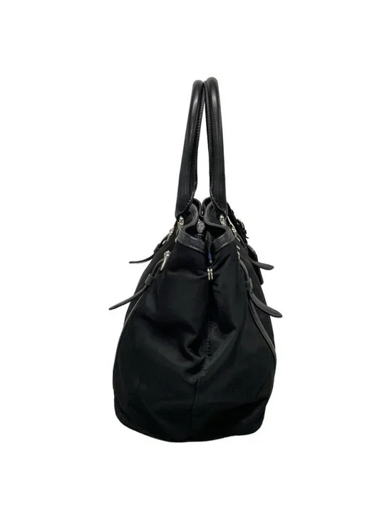 Prada Tote Black Leather Tag - Picture 2 of 15